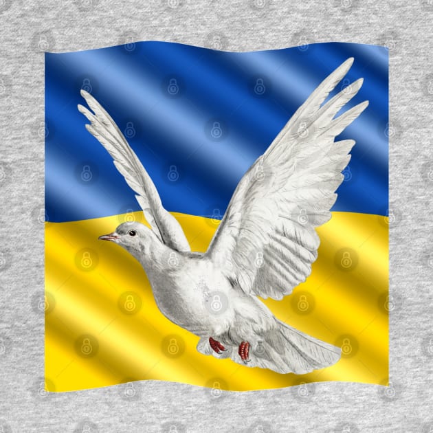 Dove of peace in Ukraine by tashashimaa